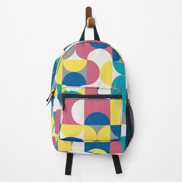 Item preview, Geometric tiles in abstract pattern in multicolor palette variation designed and sold by acidmit.