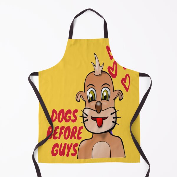 Item preview, Dogs before guys (yellow) designed and sold by julset.