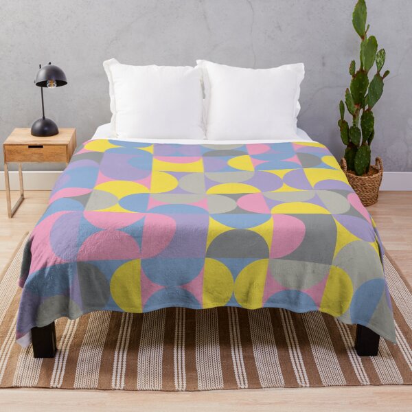 Item preview, Geometric tiles in multicolor palette variation in abstract mosaic designed and sold by acidmit.