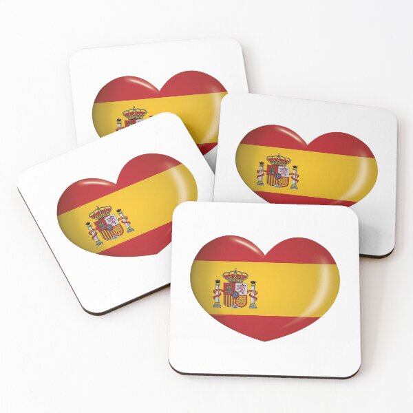 Item preview, Icon representing Spain heart button flag. Ideal for catalogs of institutional materials and geography designed and sold by LucianoCosmo.