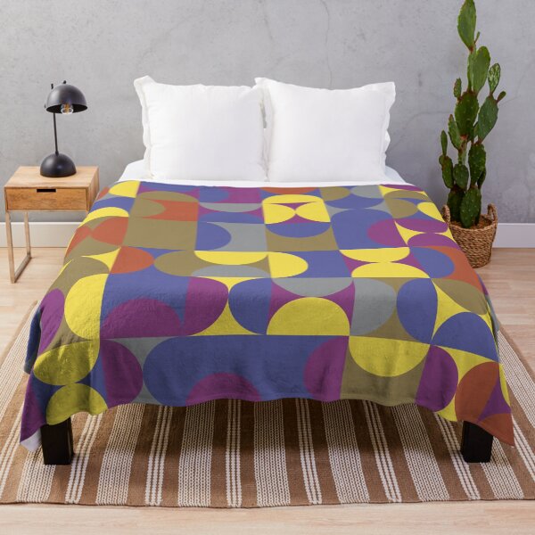 Item preview, Geometric tiles in multicolor palette variation in abstract ornament designed and sold by acidmit.