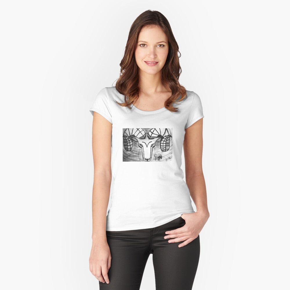 Item preview, Fitted Scoop T-Shirt designed and sold by d33universe.