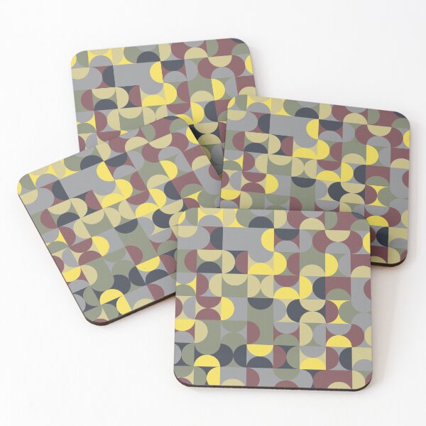 Item preview, Abstract mosaic with geometric shapes in multicolor palette variation designed and sold by acidmit.