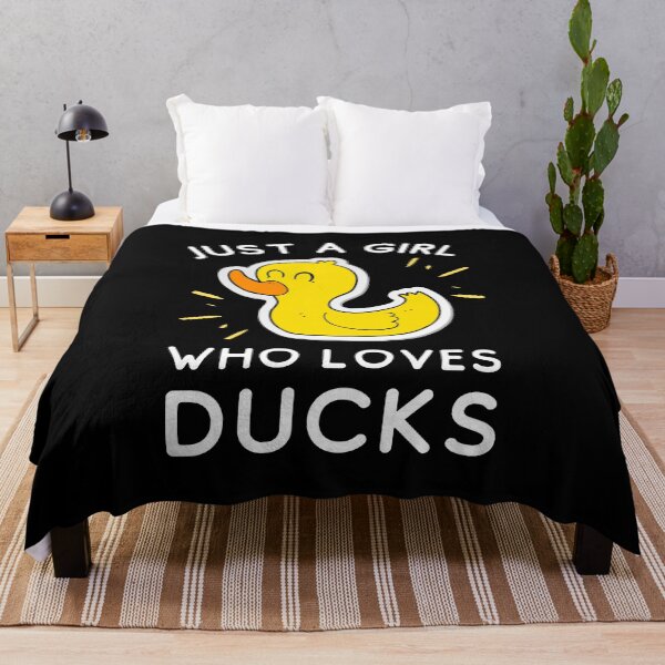 Item preview, Just a Girl Who Loves Ducks Owner Lover designed and sold by Emerg-Apparel.