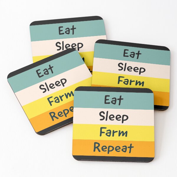 Item preview, Eat sleep farm repeat, farmer shirt. designed and sold by Theleochick.