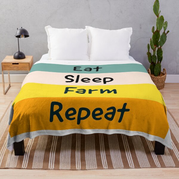 Item preview, Eat sleep farm repeat, farmer shirt. designed and sold by Theleochick.