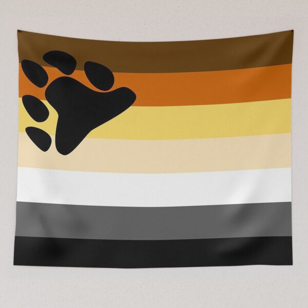 Item preview, Bear Pride Flag designed and sold by Gaygram.