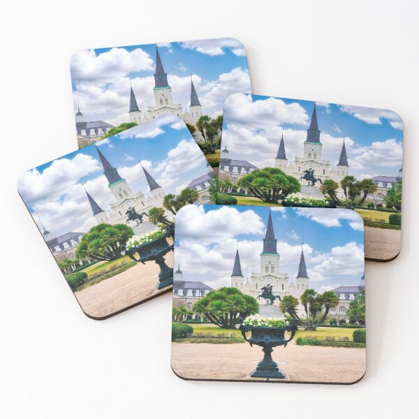 Item preview, Jackson Square and the St. Louis Cathedral designed and sold by Gerard Fornarotto.
