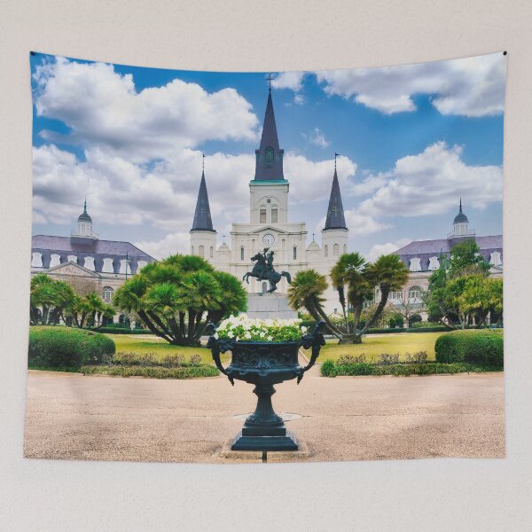 Item preview, Jackson Square and the St. Louis Cathedral designed and sold by Gerard Fornarotto.