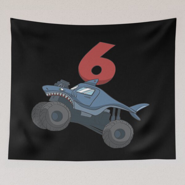 Item preview, Monster Truck children's 6th birthday designed and sold by Monkey Ful.