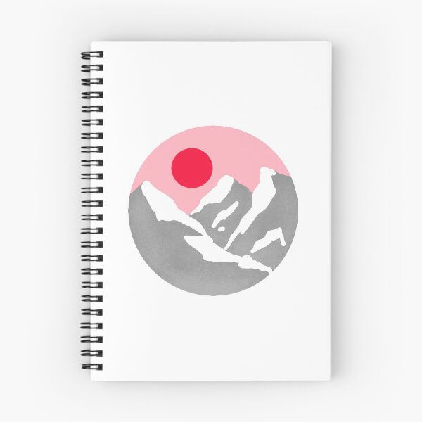 Item preview, Mountains and red sun designed and sold by Amelia Harding.