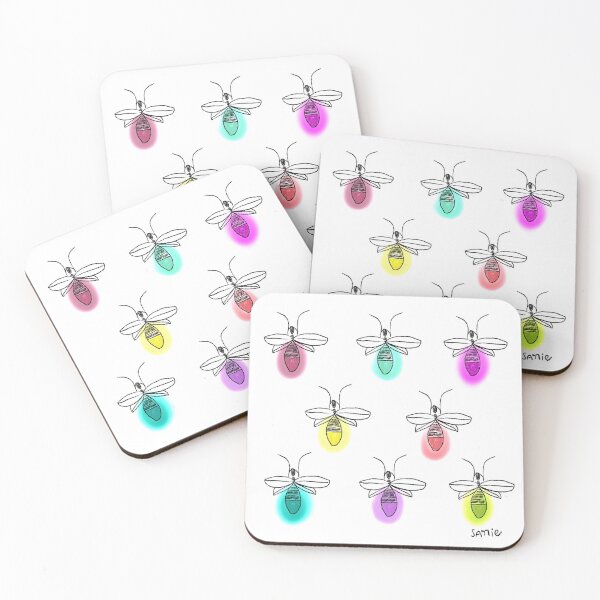 Item preview, Colorful Fireflies designed and sold by Sarie7ft6.