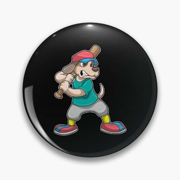 Item preview, Dog at Baseball with Baseball bat designed and sold by Snabdesign84.