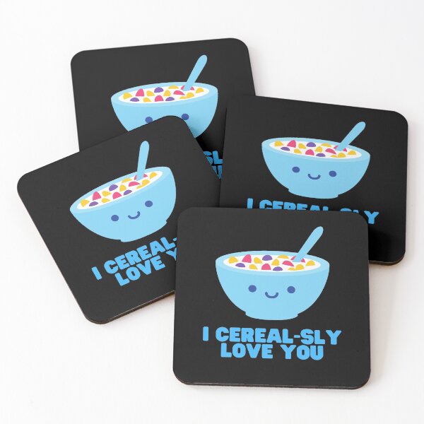 Item preview, I Cereal-sly Love You, I seriously love you food pun designed and sold by GoodMoodFood.