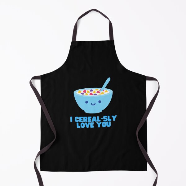 Item preview, I Cereal-sly Love You, I seriously love you food pun designed and sold by GoodMoodFood.