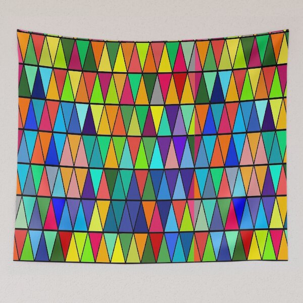 Item preview, Psychedelic triangles pattern designed and sold by Motivationftp.