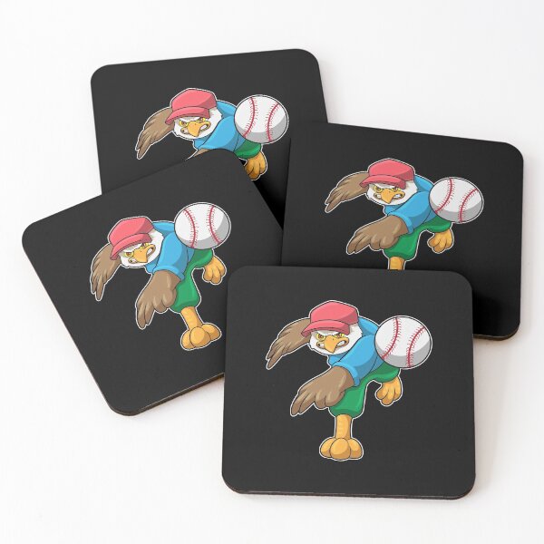 Item preview, Hawk at Baseball with Baseball bat designed and sold by Snabdesign84.