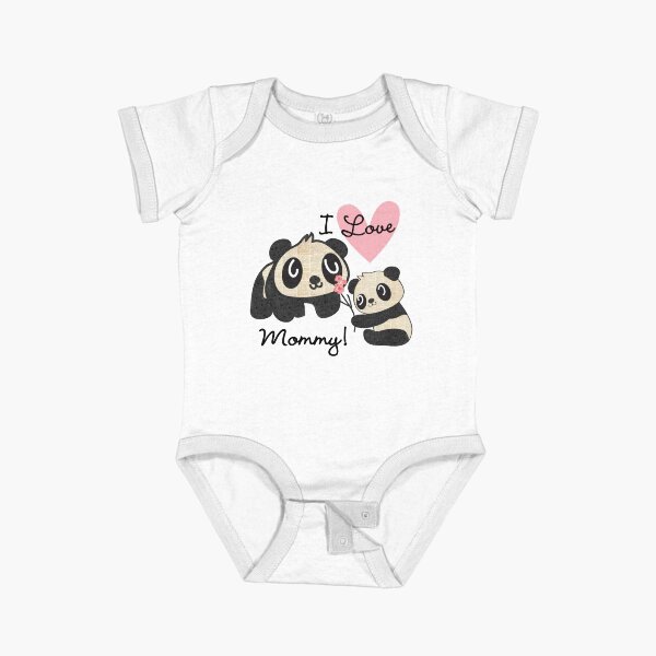 Item preview, Kids Panda Bears I Love Mommy designed and sold by peacockcards.