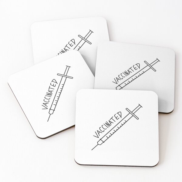 Item preview, Vaccinated on white designed and sold by memedicalschool.