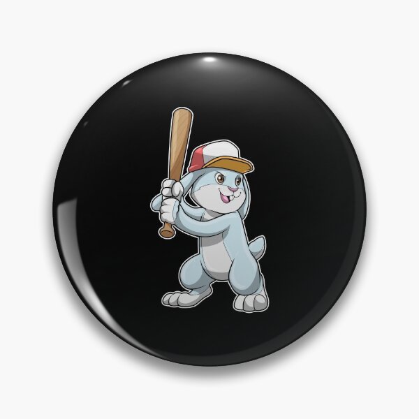 Item preview, Rabbit at Baseball with Baseball bat designed and sold by Snabdesign84.
