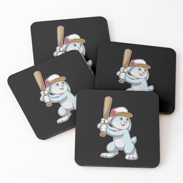 Item preview, Rabbit at Baseball with Baseball bat designed and sold by Snabdesign84.