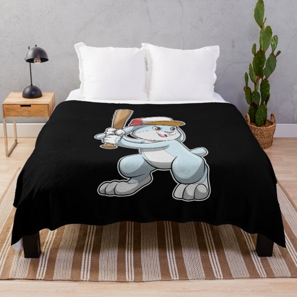 Item preview, Rabbit at Baseball with Baseball bat designed and sold by Snabdesign84.