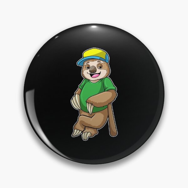 Item preview, Sloth at Baseball with Baseball bat designed and sold by Snabdesign84.