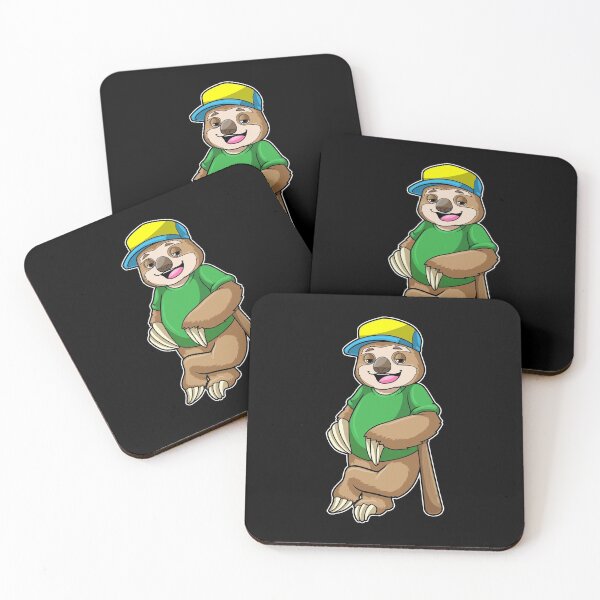 Item preview, Sloth at Baseball with Baseball bat designed and sold by Snabdesign84.