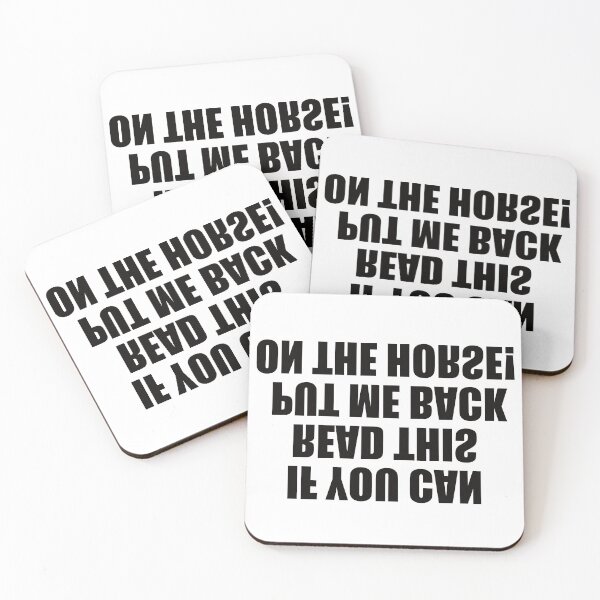 Item preview, IF YOU CAN READ THIS PUT ME BACK ON THE HORSE! designed and sold by Montrepeneuer.