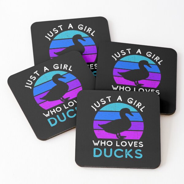 Item preview, Just a Girl Who Loves Ducks Owner Lover designed and sold by Emerg-Apparel.