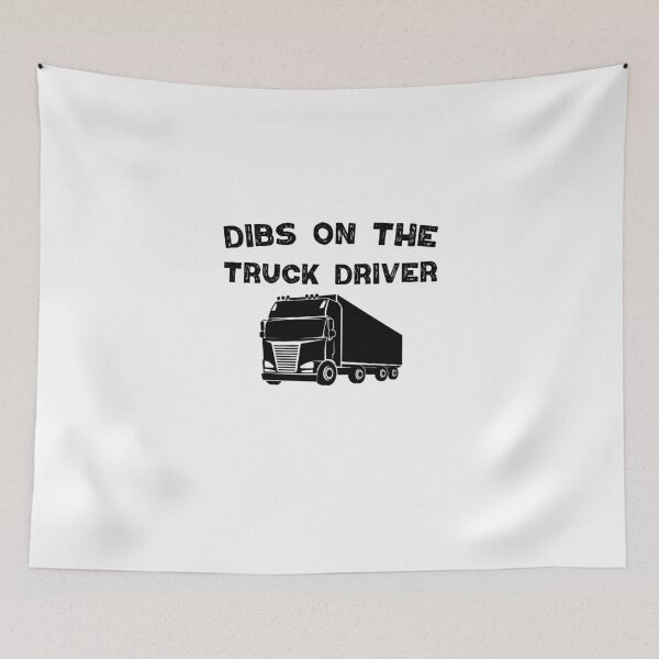 Item preview, dibs on the truck driver Funny Trucker Gift Idea designed and sold by Chamssou.