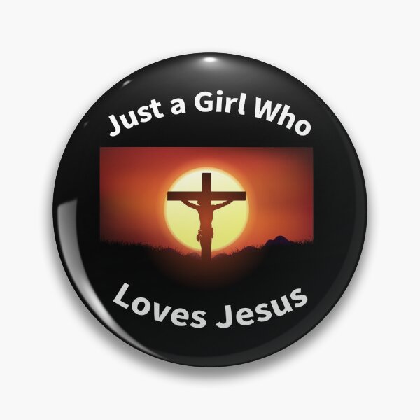 Item preview, Just A Girl Who Loves Jesus - Lovely Religious Jesus Christianity Quote for Girls. designed and sold by jonrdesign.