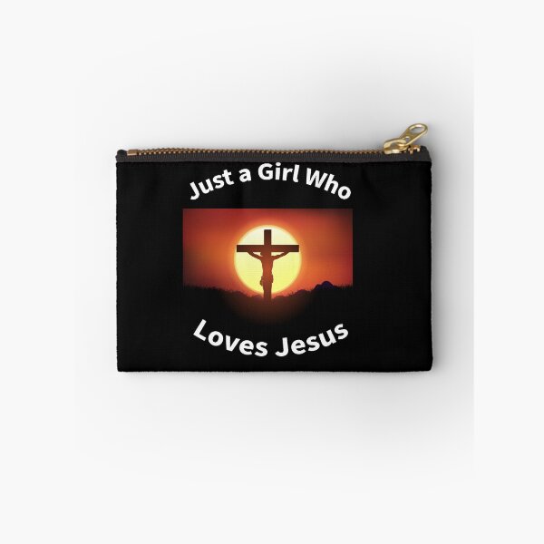 Item preview, Just A Girl Who Loves Jesus - Lovely Religious Jesus Christianity Quote for Girls. designed and sold by jonrdesign.