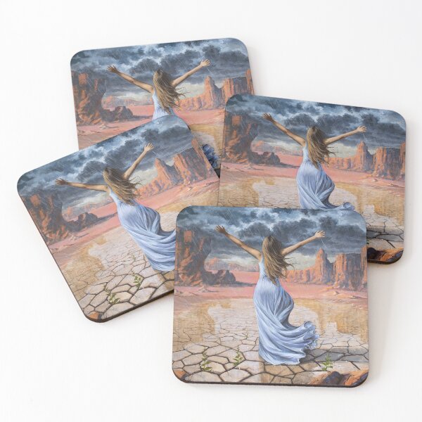 Item preview, Joyful Spirit. A woman rejoicing in a dry land as the rain falls. designed and sold by Debbie Clark.