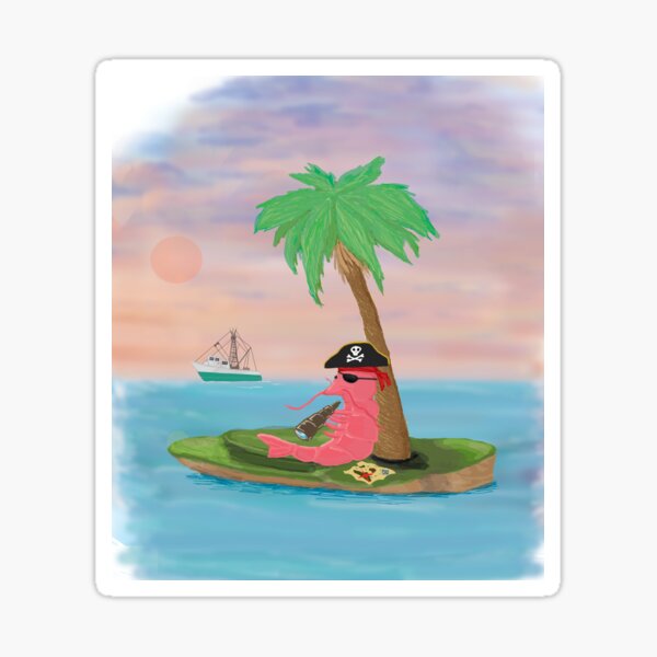Item preview, Pirate Shrimp  designed and sold by BrittaniRose.