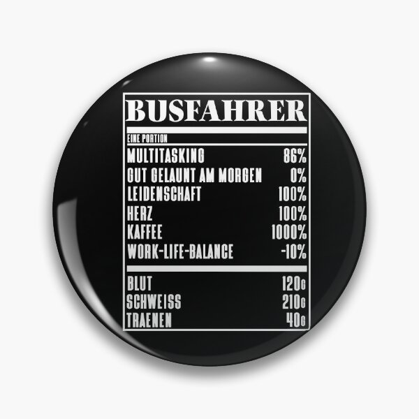 Item preview, Bus driver recipe - driving the bus - bus driver knows designed and sold by dJ-Design.