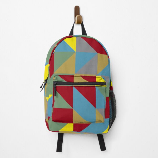Item preview, Geometric shapes in abstract ornament in multicolor palette variation designed and sold by acidmit.