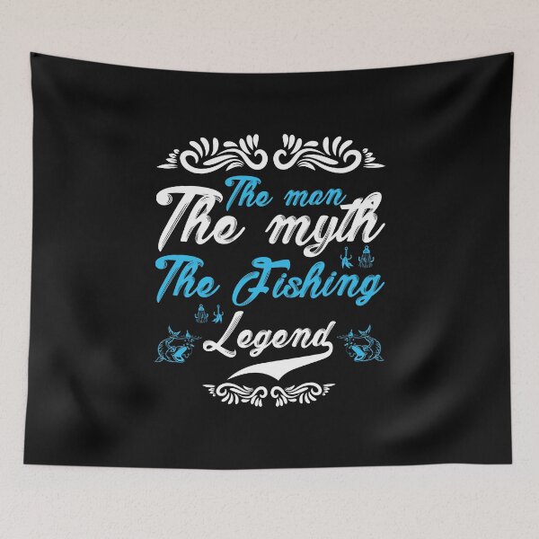 Item preview, The Man The Myth The Fishing Legend designed and sold by mteehut.