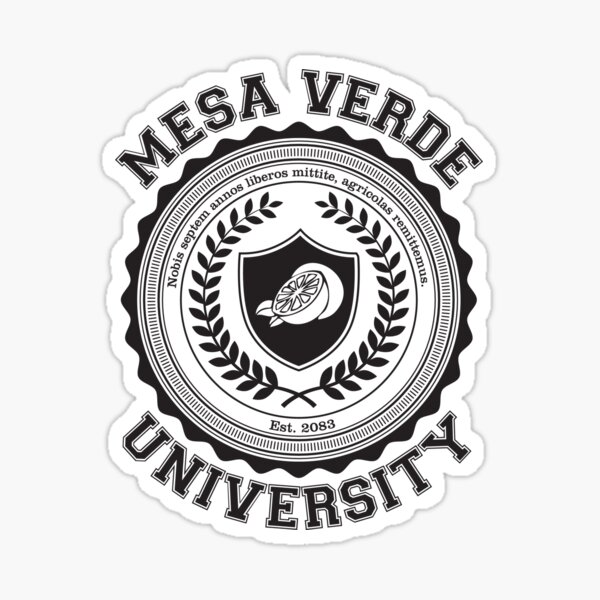 Mesa Verde University Alumni Sticker Sticker