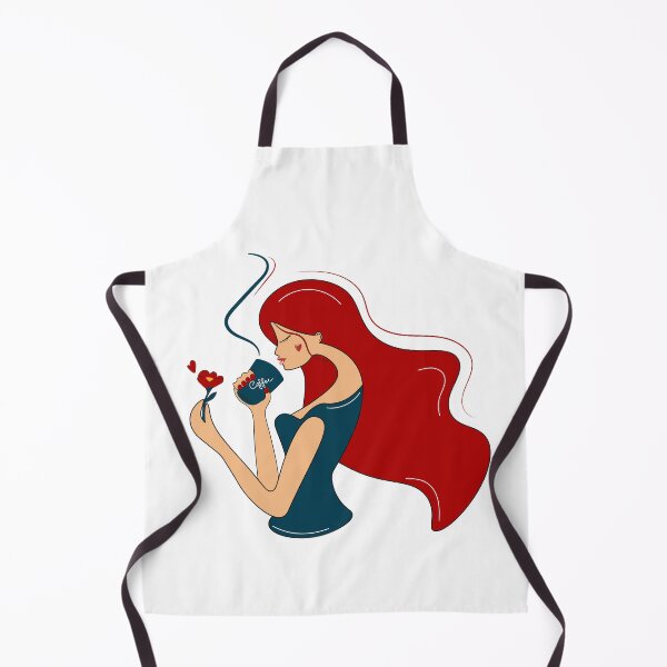 Item preview, The girl is drinking coffee. designed and sold by TanaLuna.