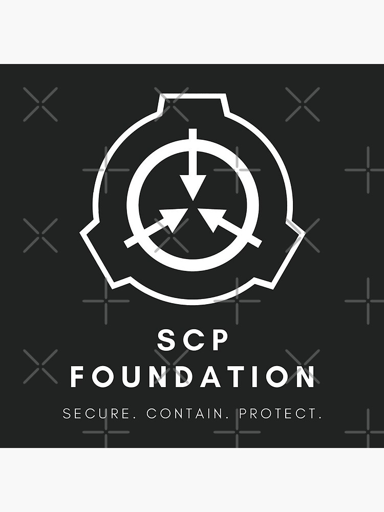 SCP Foundation Logo White Print - Scp - Posters and Art Prints