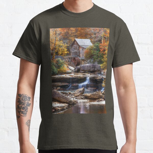 Autumn At the Glade Creek Grist Mill Classic T-Shirt