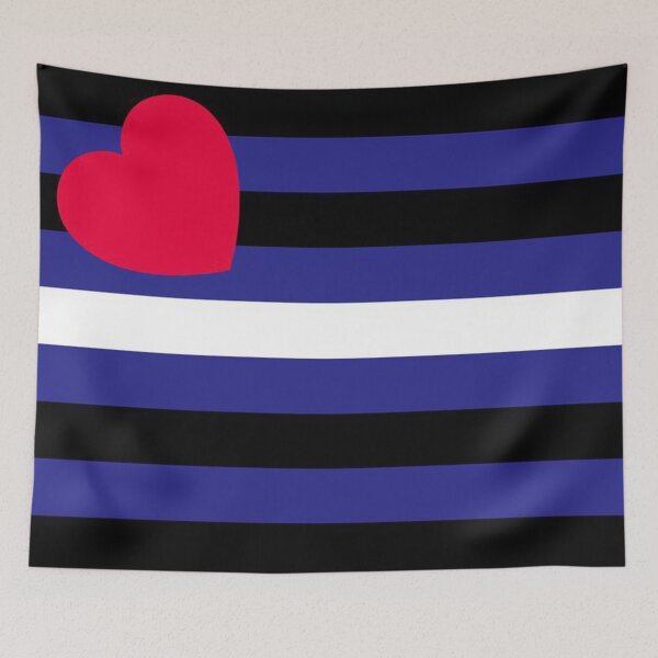 Item preview, Leather, Latex, BDSM Pride Flag designed and sold by Gaygram.