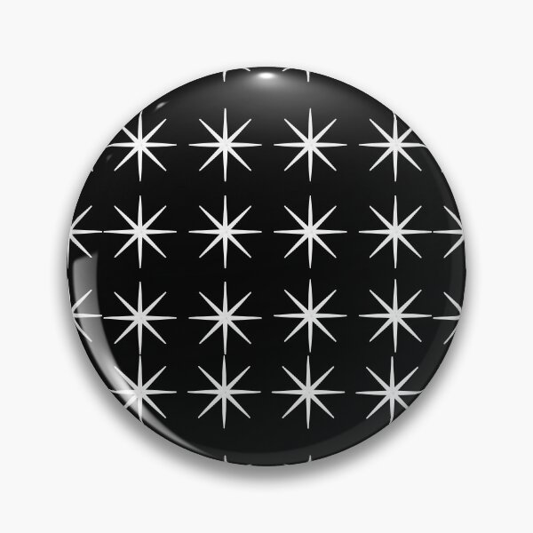 Item preview, Stunning 8 White star points with black background designed and sold by Vicky Rodden.