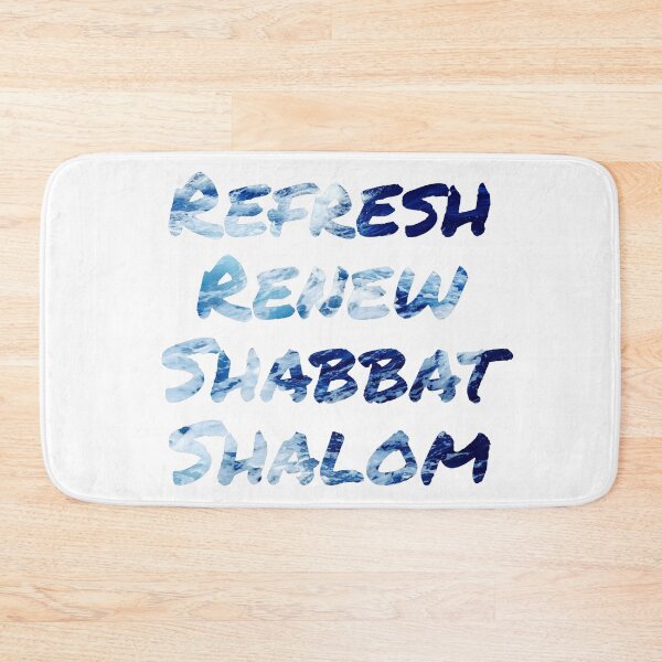 Item preview, Refresh Renew Shabbot Shalom designed and sold by Yviemakes.