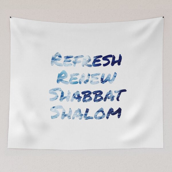 Item preview, Refresh Renew Shabbot Shalom designed and sold by Yviemakes.