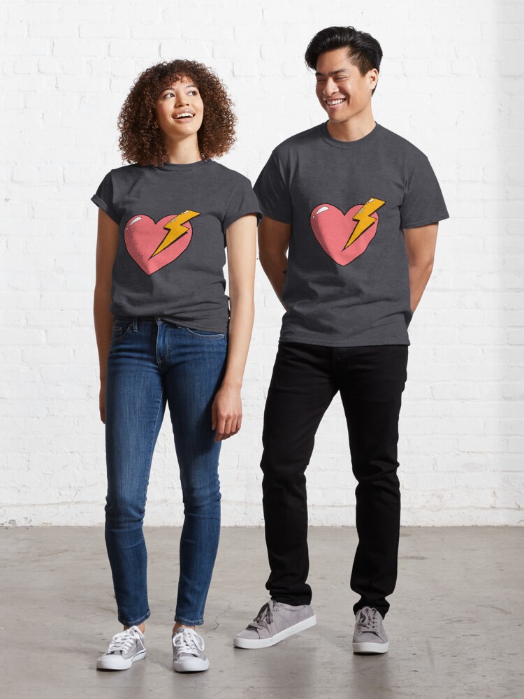 Lightning Heart T Shirt 