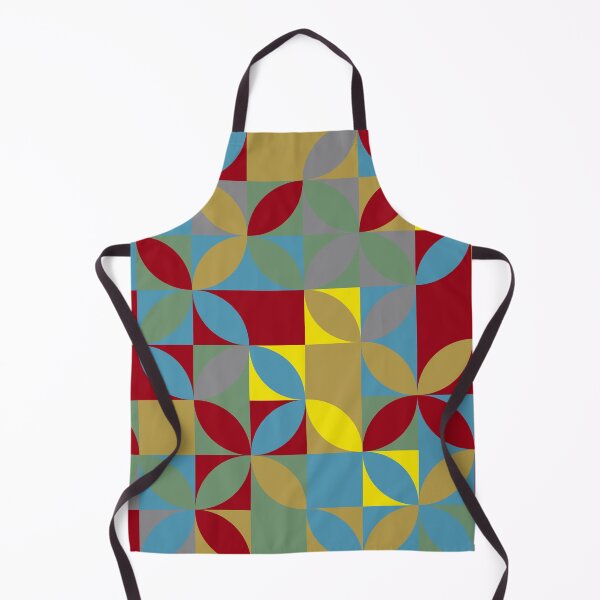 Item preview, Abstract mosaic with geometric floral elements in multicolor palette variation designed and sold by acidmit.