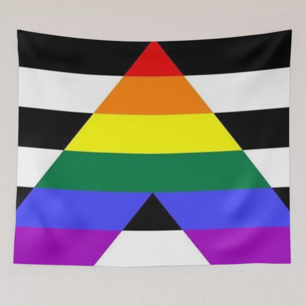 Item preview, Straight Ally Pride Flag designed and sold by Gaygram.