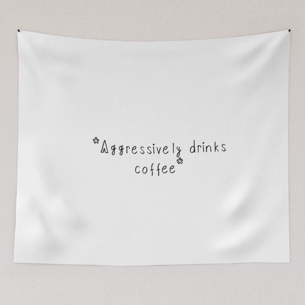 Item preview, Aggressively drinks coffee designed and sold by Tamm-art.